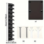 10-Layer Wall Mount Cap Storage Rack