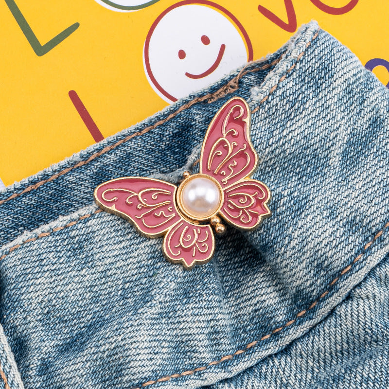 Butterfly No-Sew Waist Tightener Button