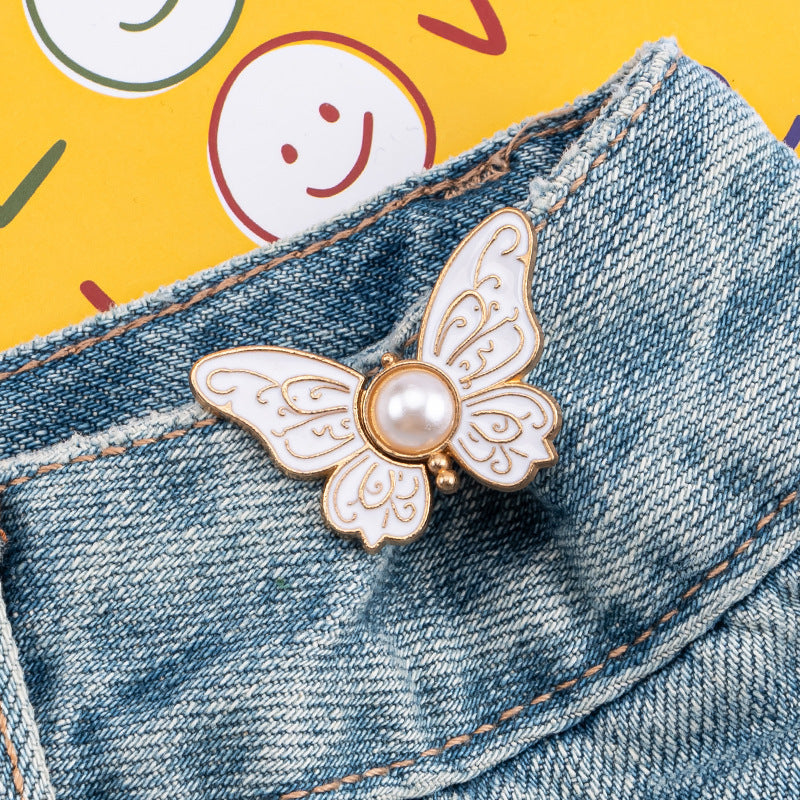 Butterfly No-Sew Waist Tightener Button