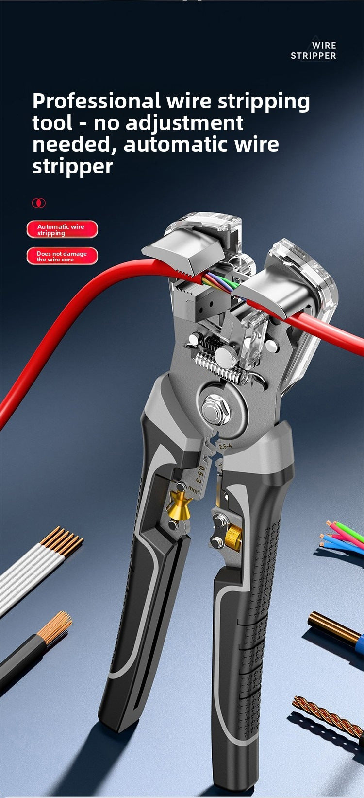 ⚙️ Automatic Wire Stripper Multifunction Electrician Pliers