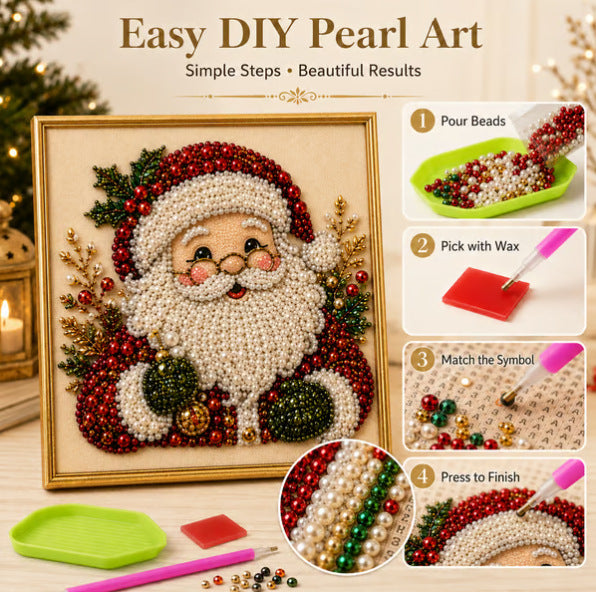 Christmas 3D Pearl Diamond DIY Painting Craft Kit