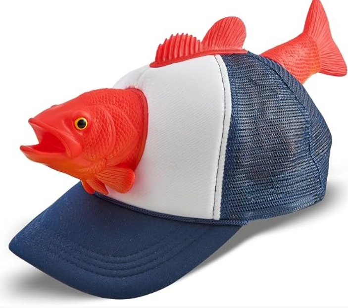 Bass Fish Novelty Fishing Hat