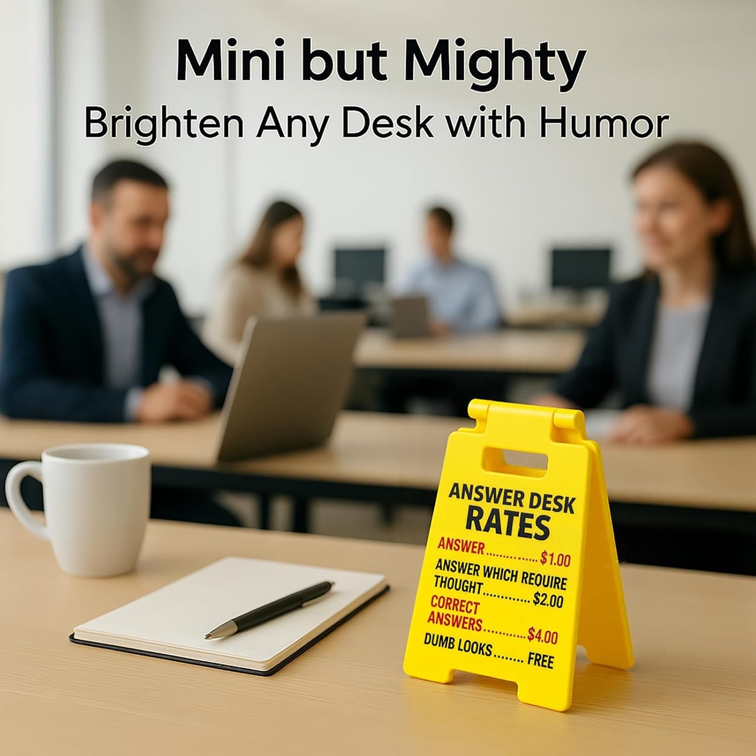 Funny Office Mini Desk Sign Set