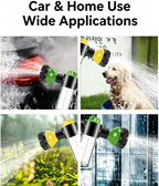 8-Mode Foam Spray Gun with Soap Bottle