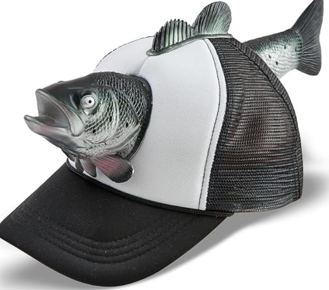 Bass Fish Novelty Fishing Hat