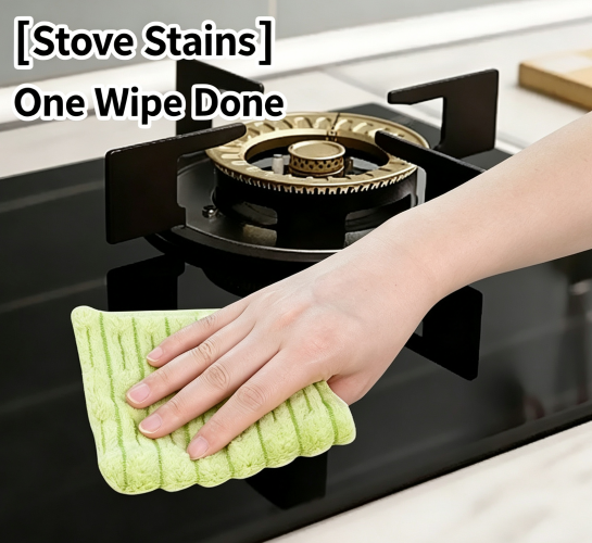 Tear-off Bamboo Fiber Kitchen Cleaning Cloth Roll